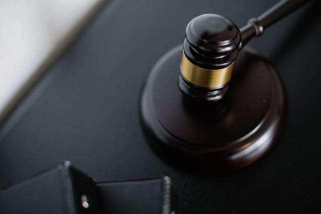 Close-up photo of a wooden gavel